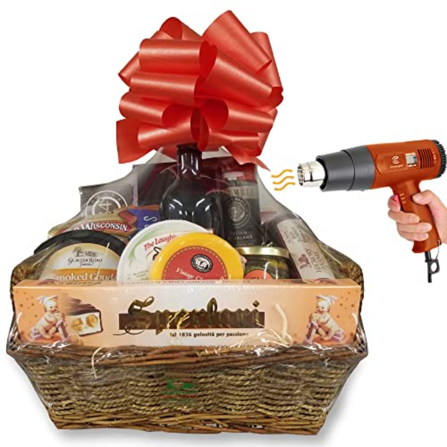 Cellophane Wrap Clear - Shrink Wrap Bags for Gift Baskets,