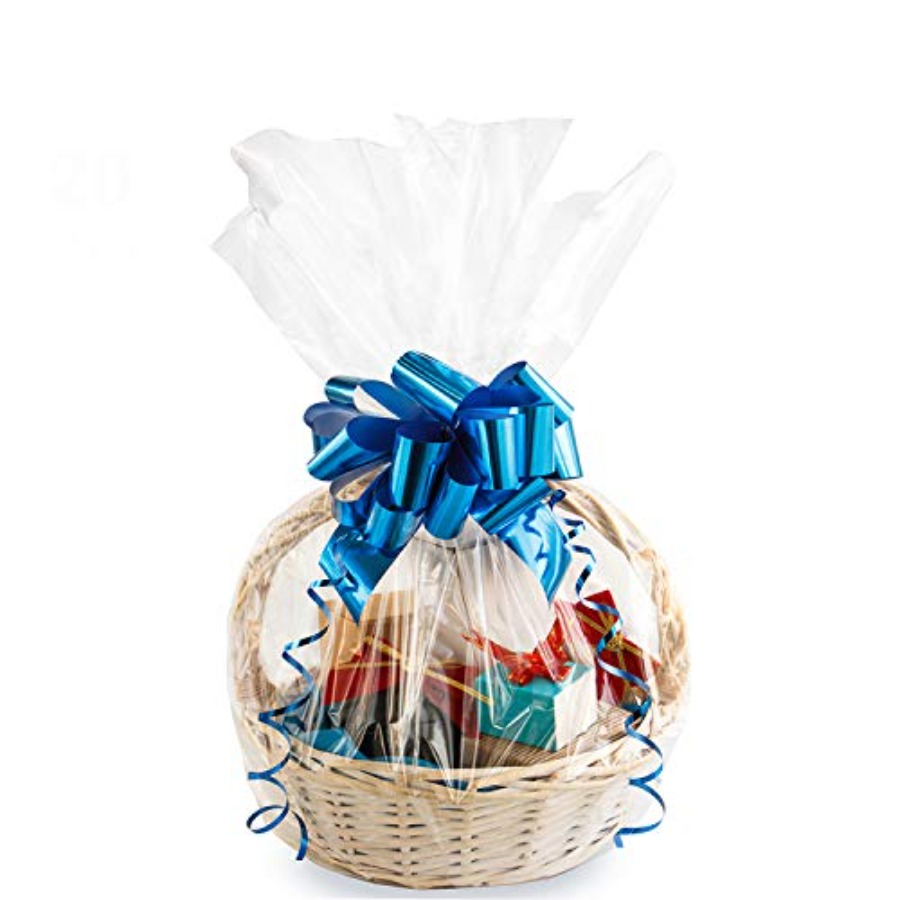 Cellophane Wrap Clear - Large Cello/Cellophane Bags, 30x 40 Inch