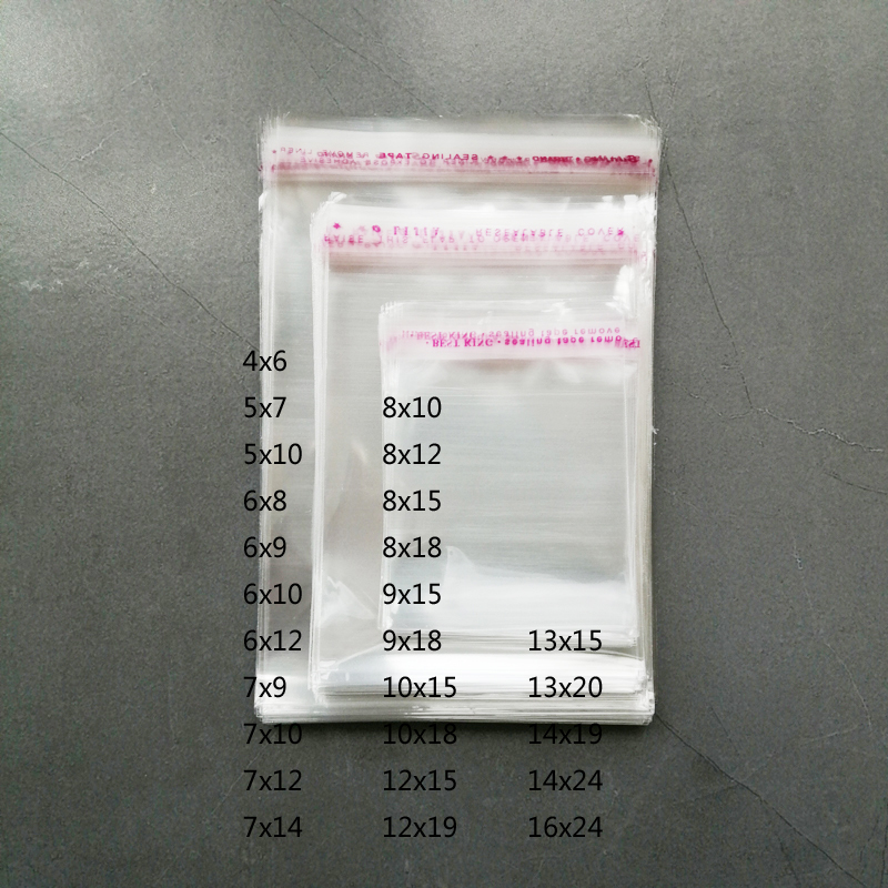 Cellophane Wrap Clear - 1000pcs Transparent Bag Clear Opp Bags