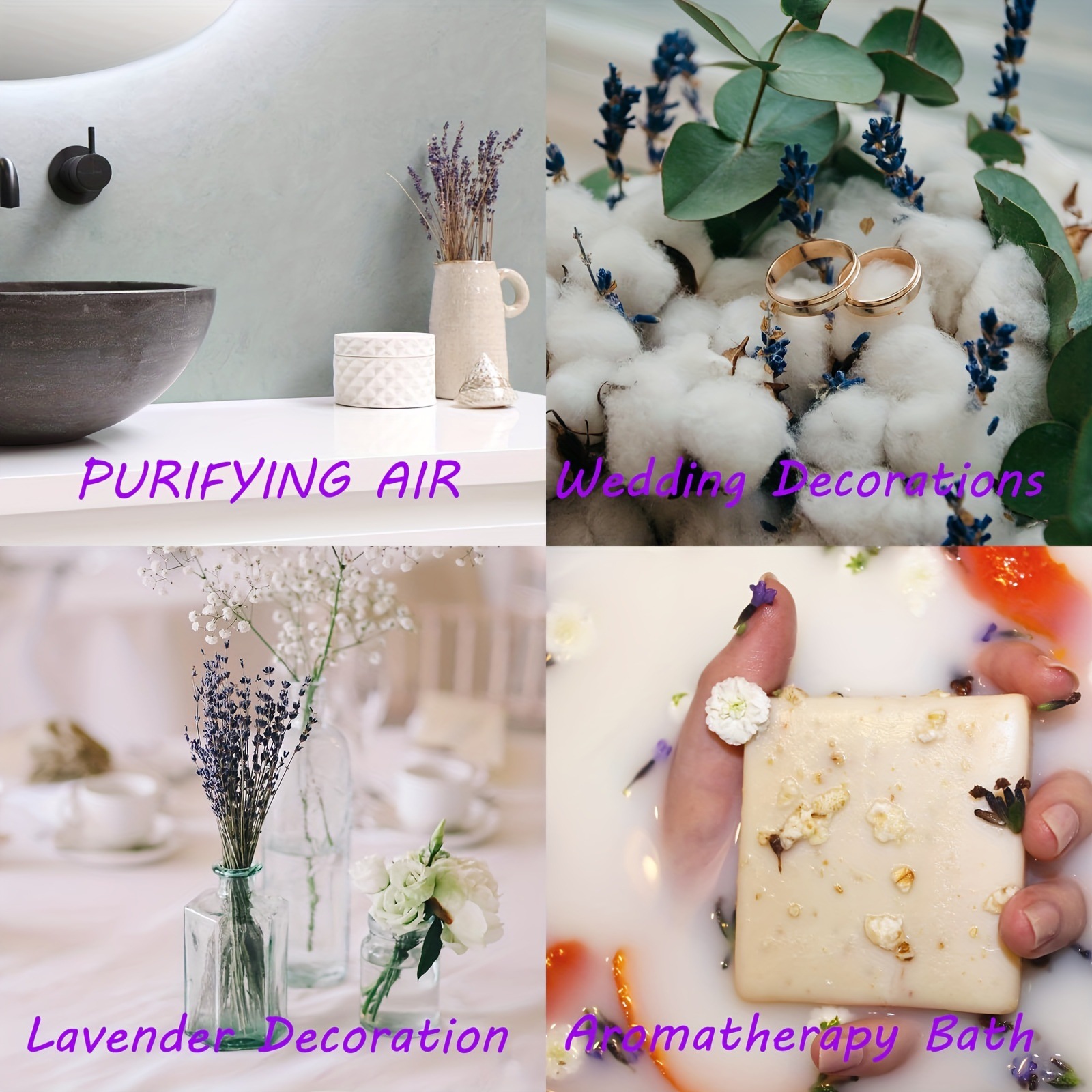 200pcs/Bunch Lavender Dried Fl - огляд і ціна Dried Flower Bunch