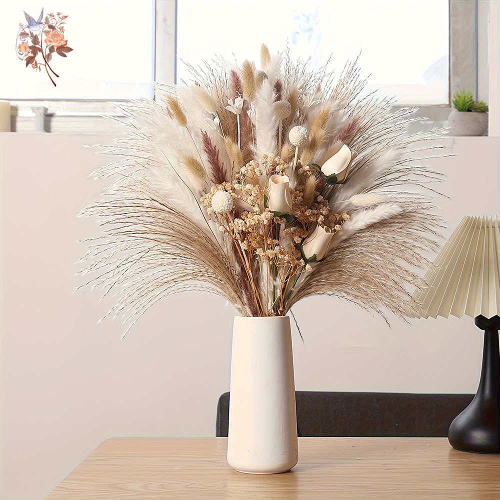 80Pcs Artificial Dried Flowers - огляд і ціна Dried Flower Bunch