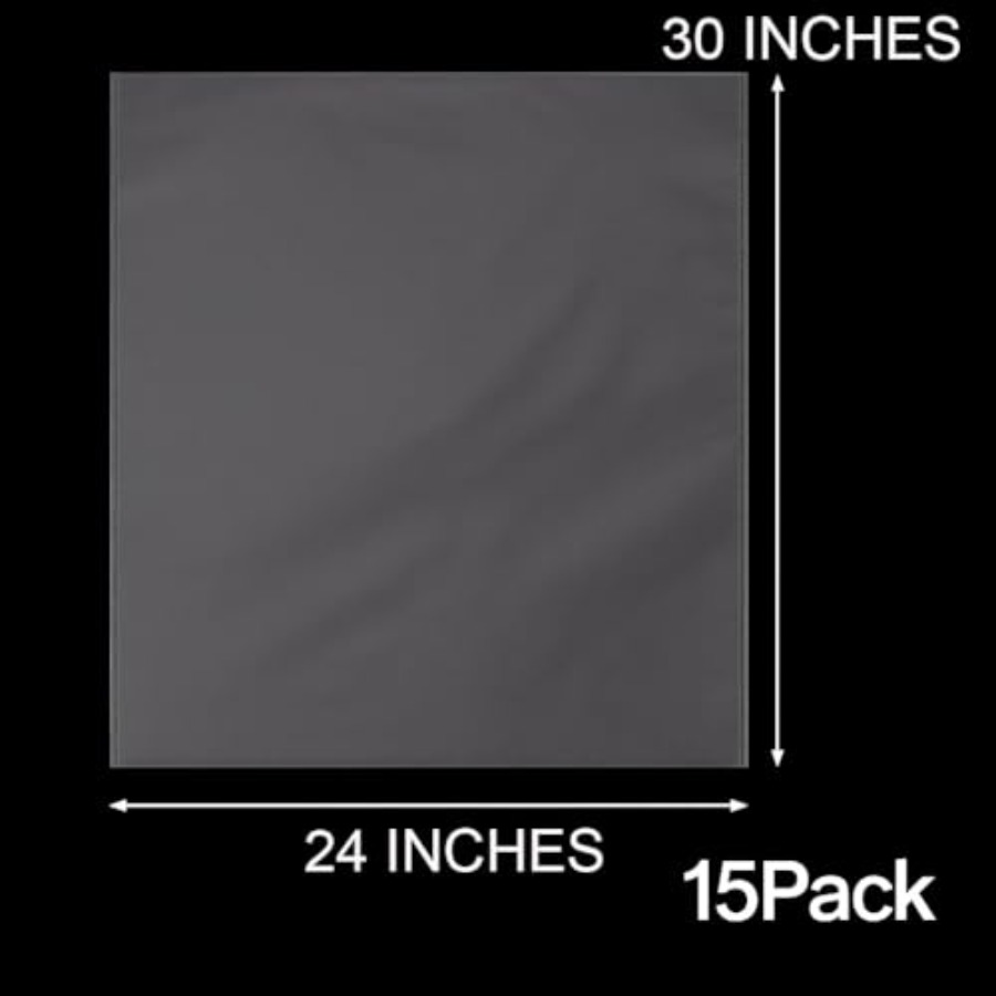 15 Pack Large Clear Cellophane - огляд і ціна Cellophane Wrap Clear