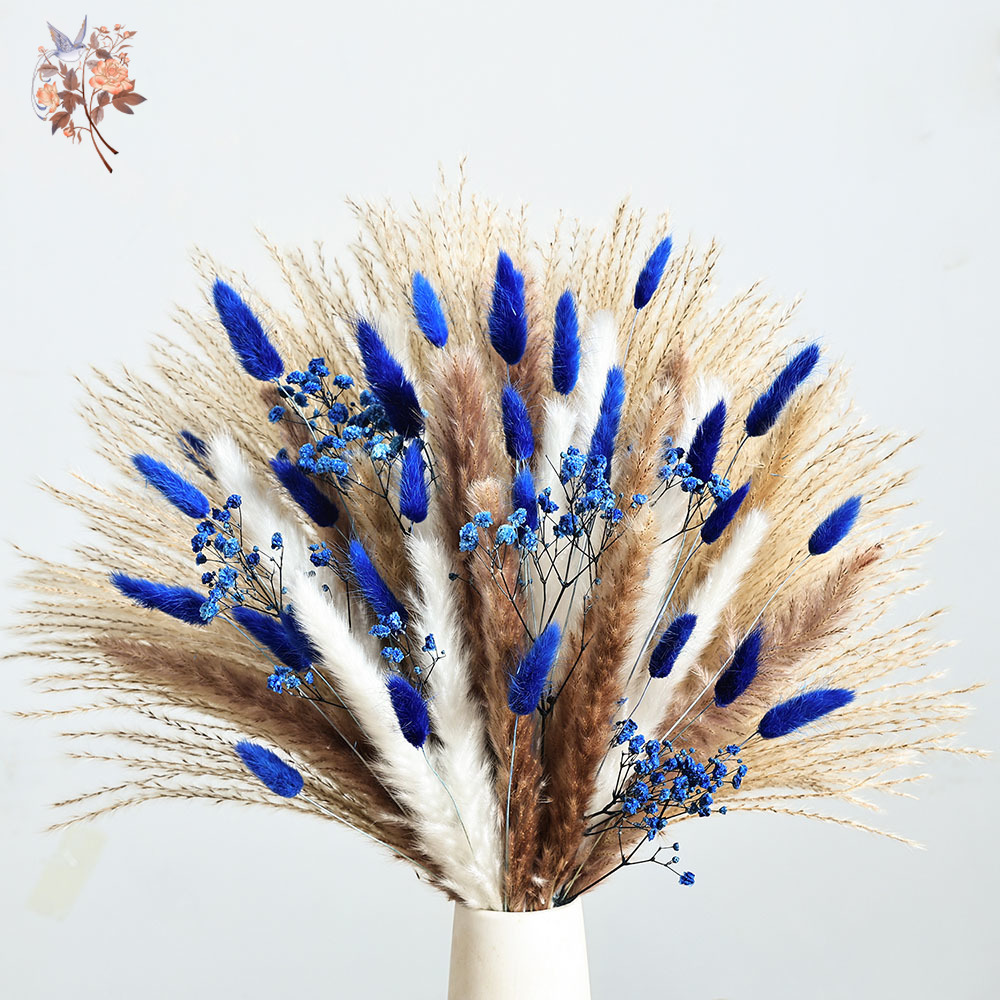 70 Stem Blue Fluffly Rabbit Ta - огляд і ціна Supply For Florist