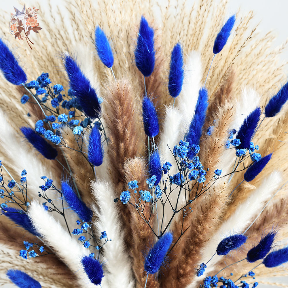 70 Stem Blue Fluffly Rabbit Ta - огляд і ціна Supply For Florist