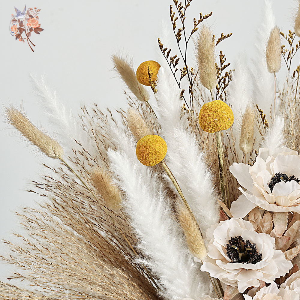 55Pcs Artificial Flower Bouque - огляд і ціна Dried Flower Bunch