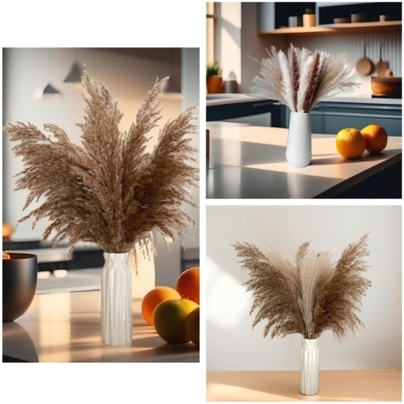 Bulk 100PCS Dried Pampas Grass - огляд і ціна Dried Flower Bunch