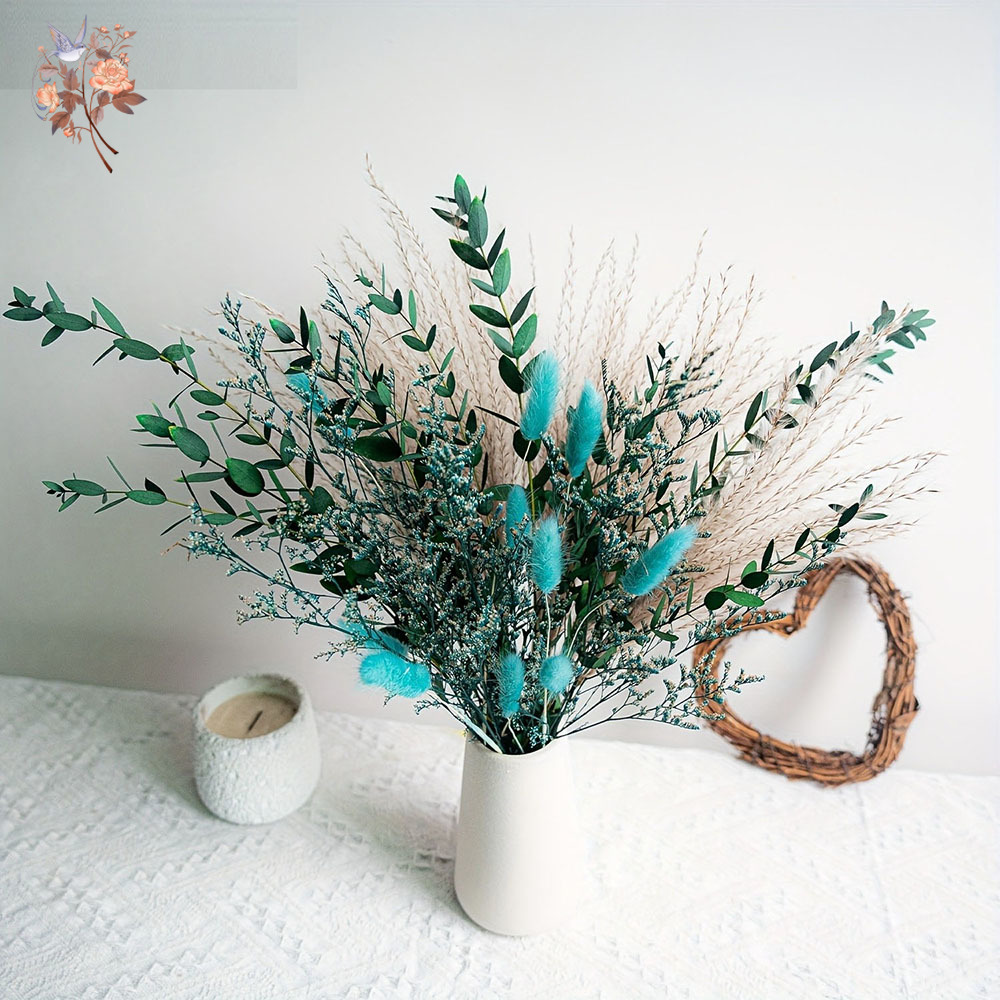 Blue Natural Dried Flowers Pam - огляд і ціна Dried Flower Bunch