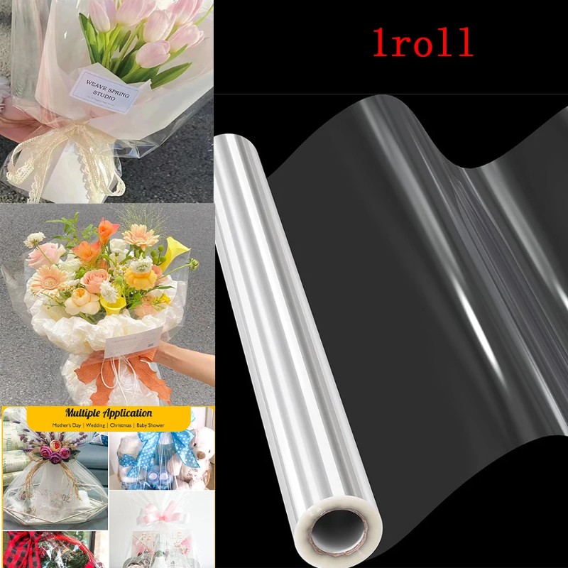 1/2pc Clear Cellophane Wrap Ro - огляд і ціна Cellophane Wrap Clear