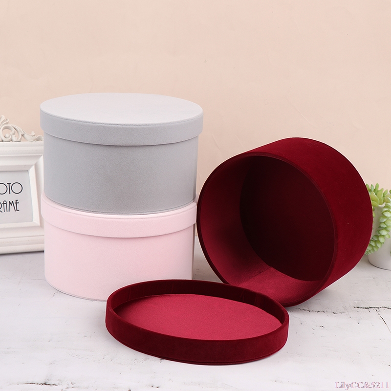 Velvet Round Flowers Box Gift  - огляд і ціна Anda Florist Supply