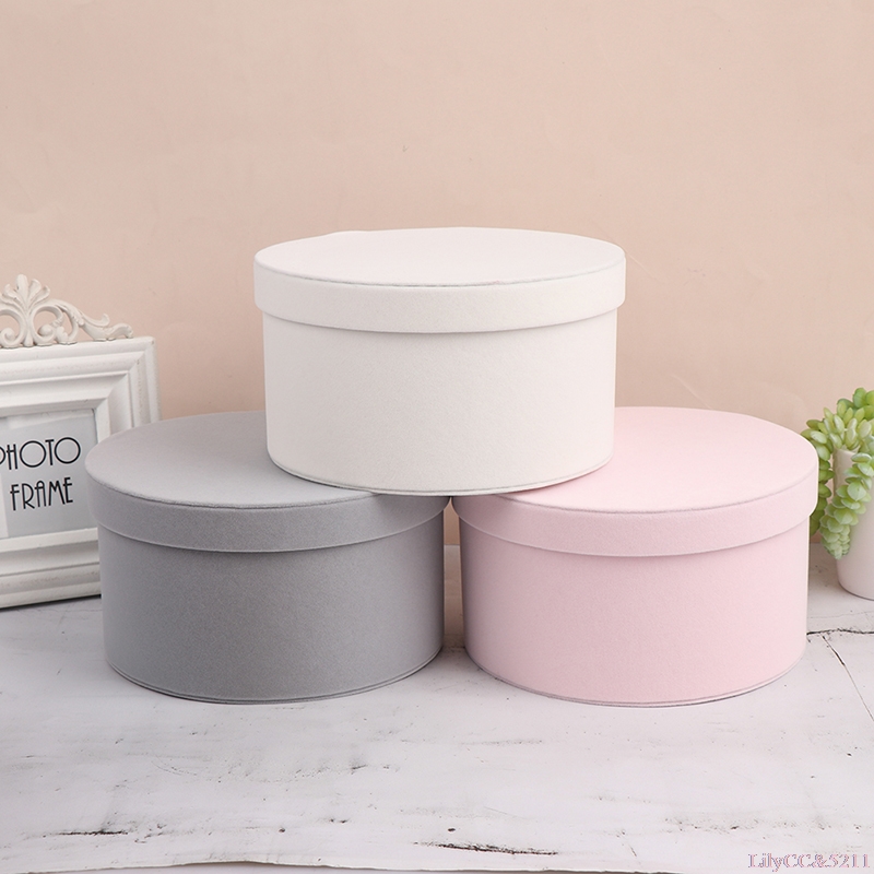 Velvet Round Flowers Box Gift  - огляд і ціна Anda Florist Supply