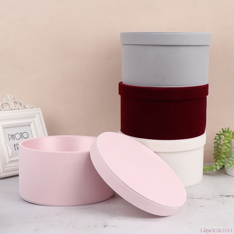 Velvet Round Flowers Box Gift  - огляд і ціна Anda Florist Supply