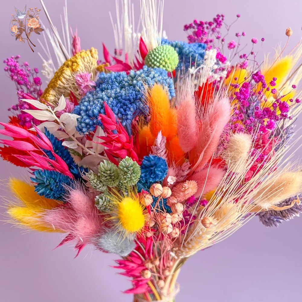 Colorful Dried Flowers Wedding - огляд і ціна Dried Flower Bunch