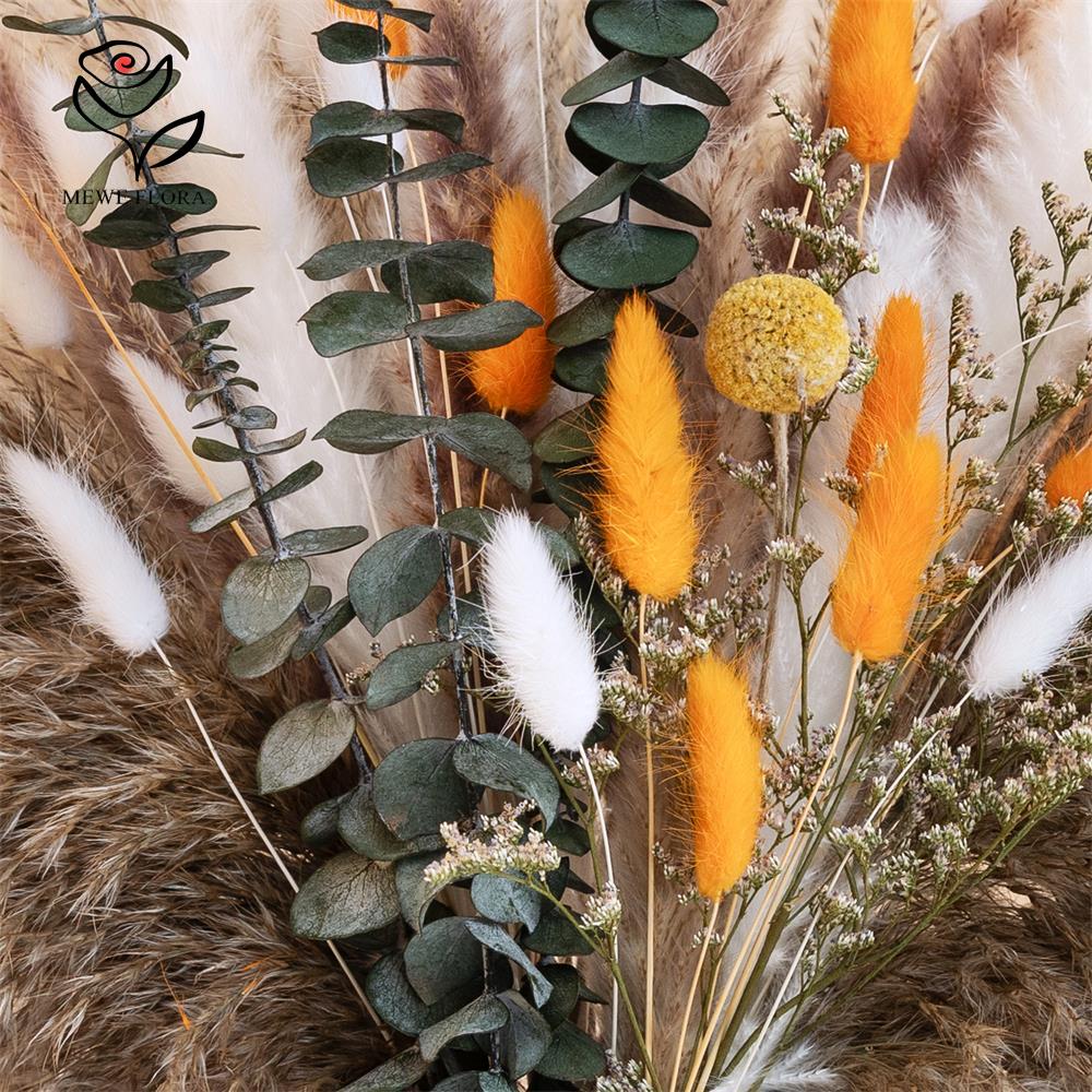 65Pcs Orange Pampas Grass Bouq - огляд і ціна Dried Flower Bunch