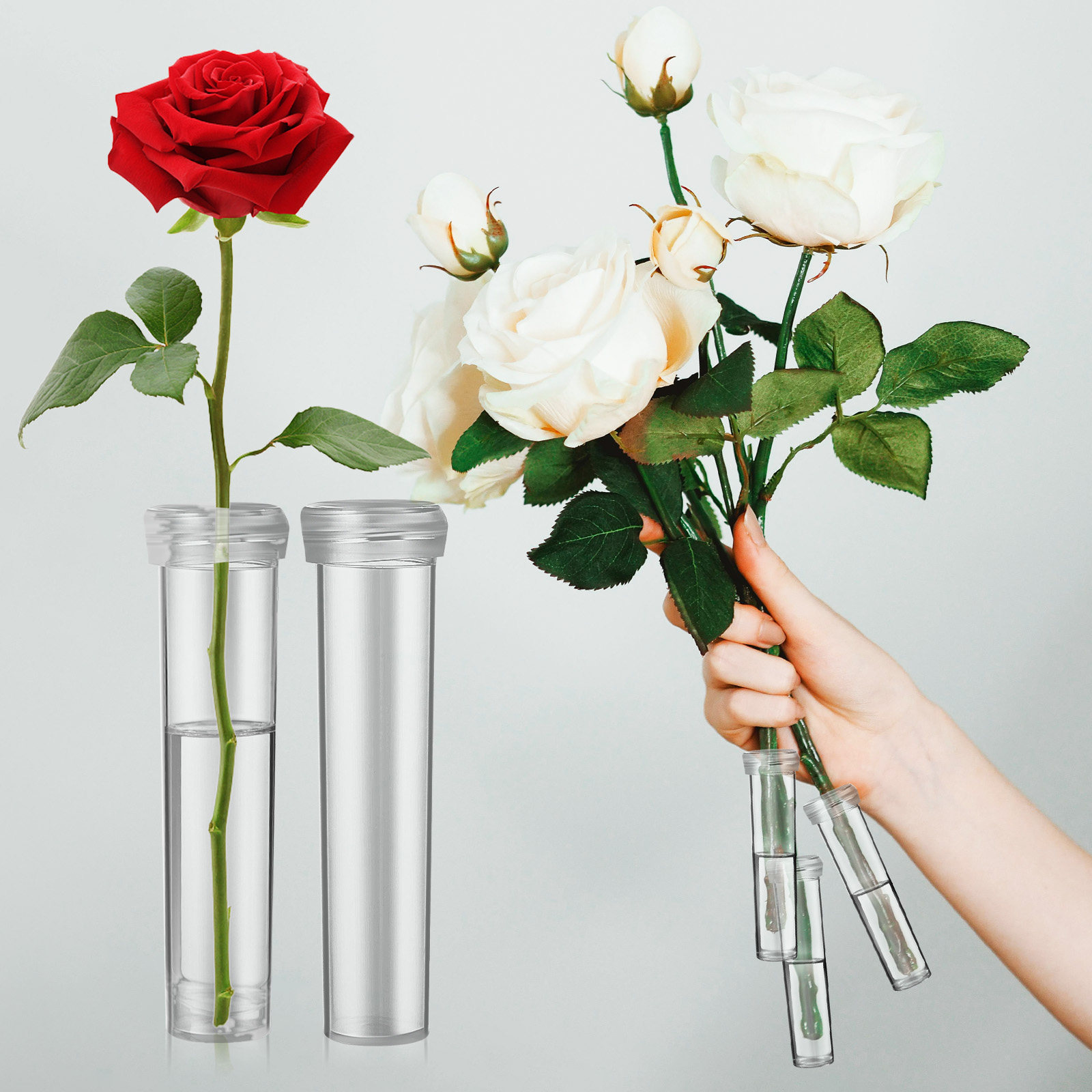 100Pcs Flower Water Tubes Leak - огляд і ціна Anda Florist Supply