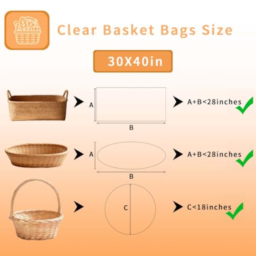 13 Pack Large Cellophane Bags, - огляд і ціна Cellophane Wrap Clear