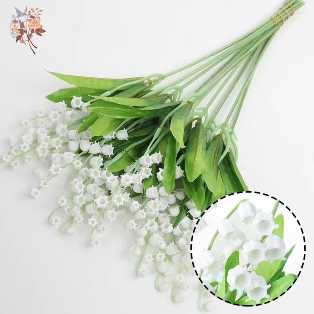 White Lily of The Valley 10Pcs - огляд і ціна Dried Flower Bunch