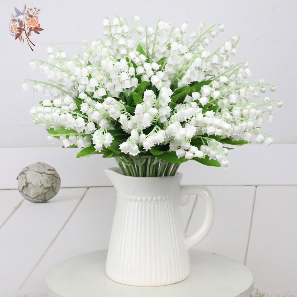 White Lily of The Valley 10Pcs - огляд і ціна Dried Flower Bunch