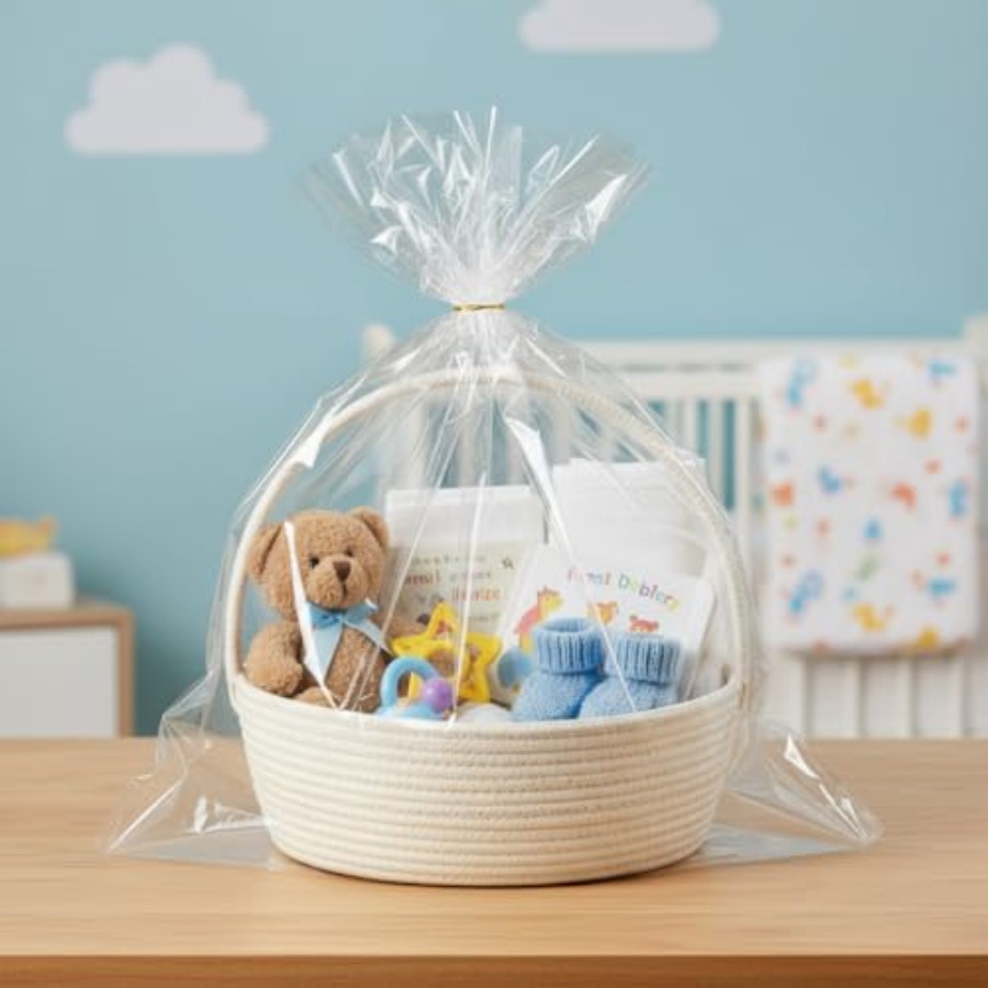 20 Pcs Clear Cellophane Bags,  - огляд і ціна Cellophane Wrap Clear