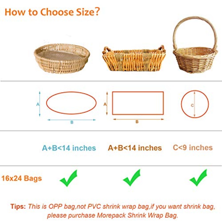 Cellophane Bags, 16x24 Inch 20 - огляд і ціна Cellophane Wrap Clear