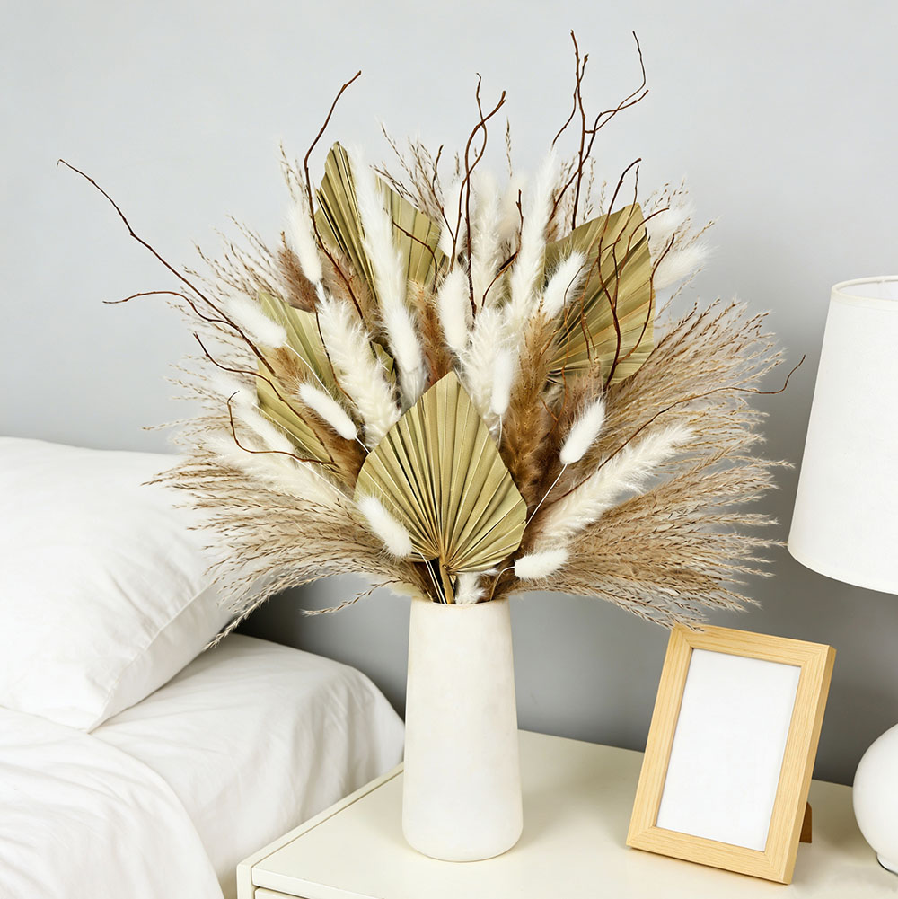 Natural Dried Palm Leaves Bouq - огляд і ціна Dried Flower Bunch