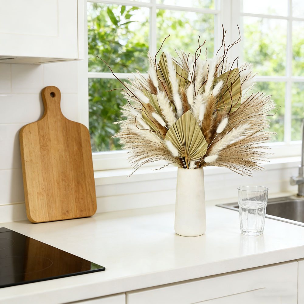 Natural Dried Palm Leaves Bouq - огляд і ціна Dried Flower Bunch